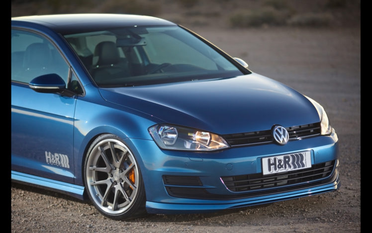 2015, Hr springs, Volkswagen, Golf, 7, Tuning, Wheel HD Wallpaper Desktop Background