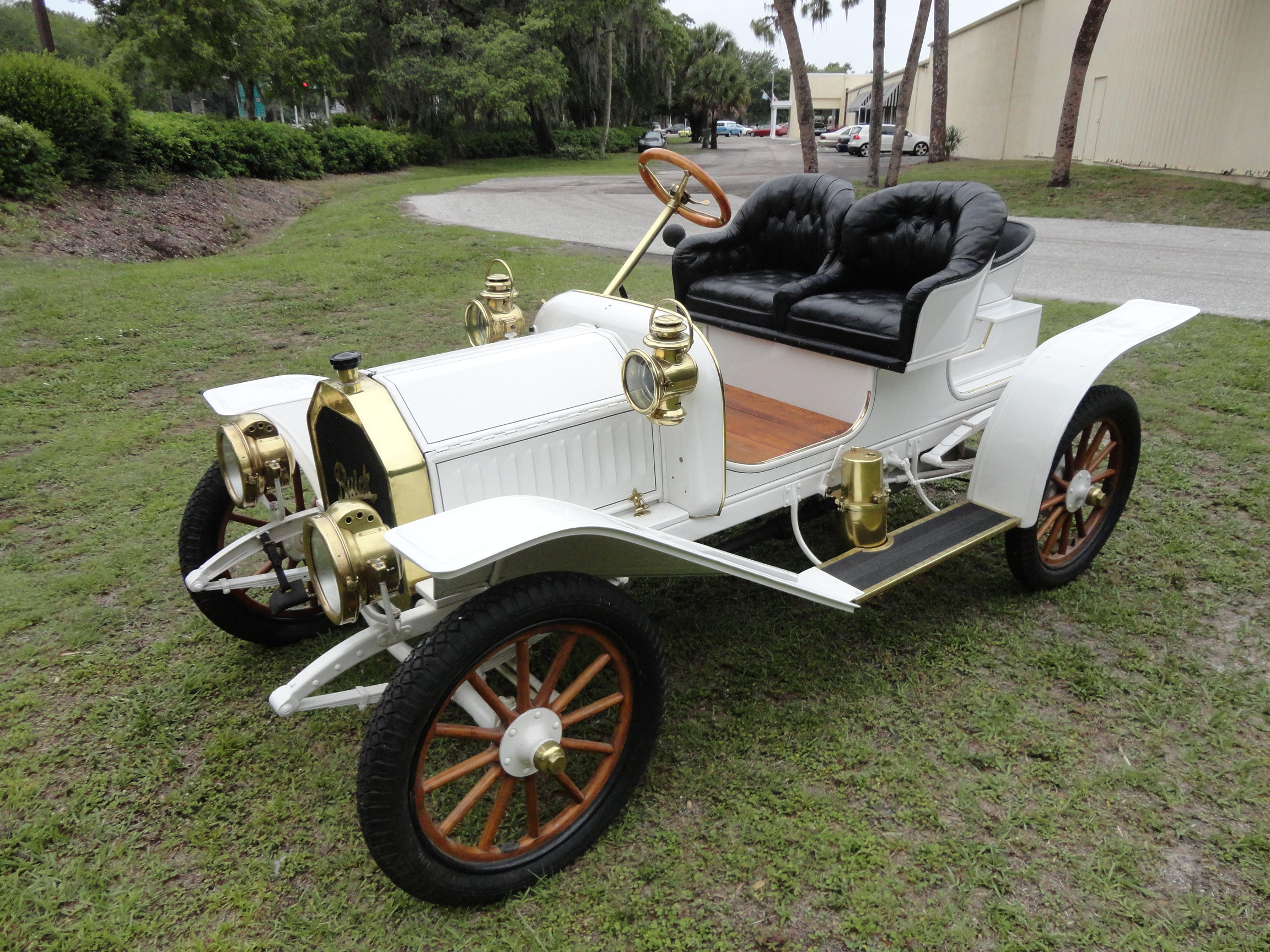 1908, Buick, Model 10, Touring, Runabout, Retro Wallpaper