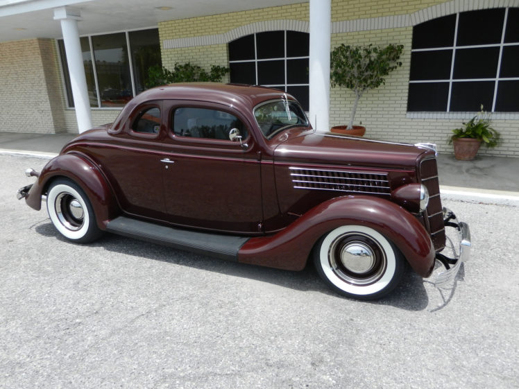 1935, Ford, 5 window, Coupe, Hot, Rod, Rods, Retro, Custom, Fs HD Wallpaper Desktop Background