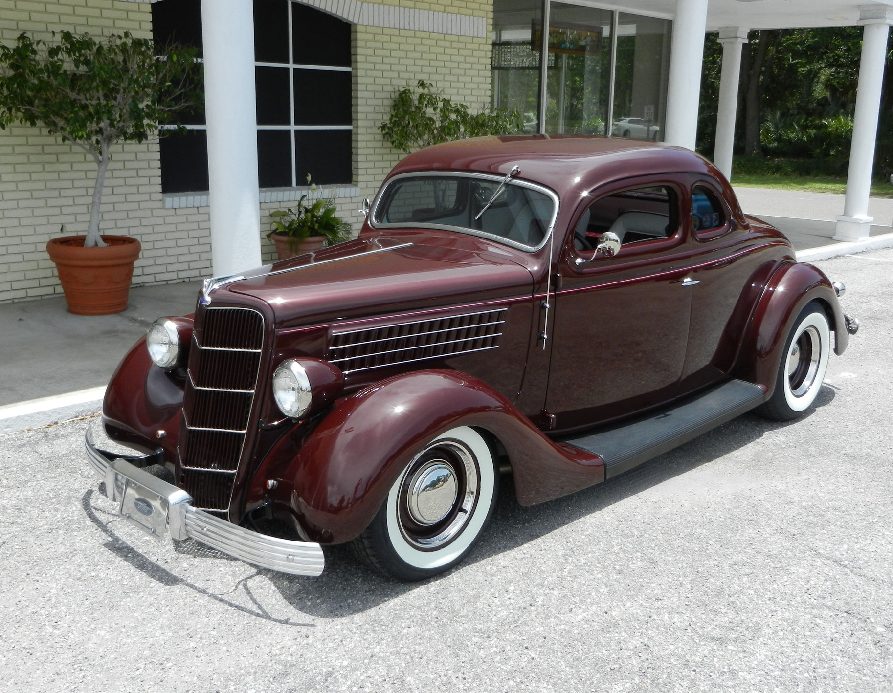 1935, Ford, 5 window, Coupe, Hot, Rod, Rods, Retro, Custom Wallpaper
