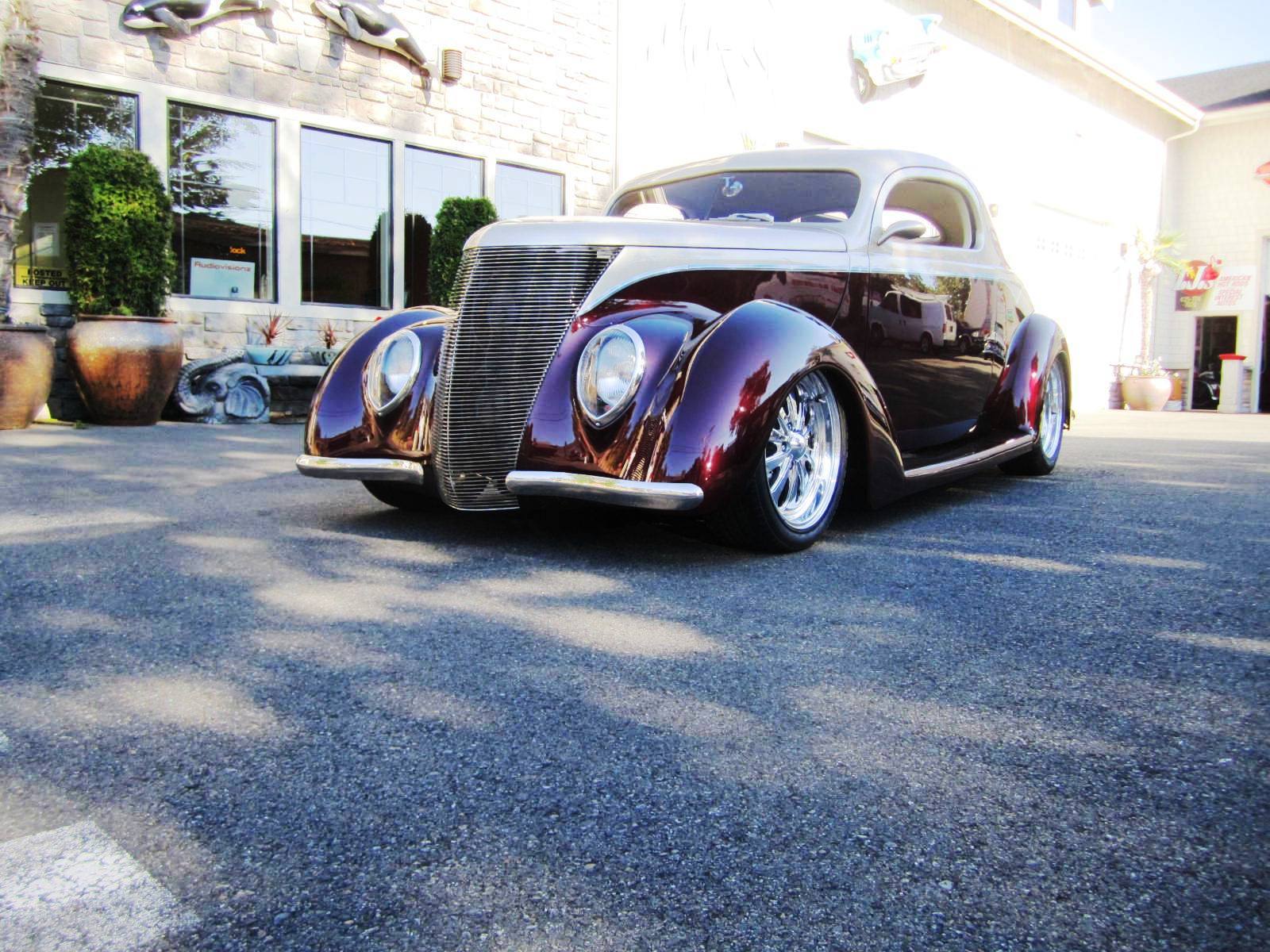 1937, Ford, 3 window, Coupe, Hot, Rod, Rods, Retro, Custom, Gh Wallpaper