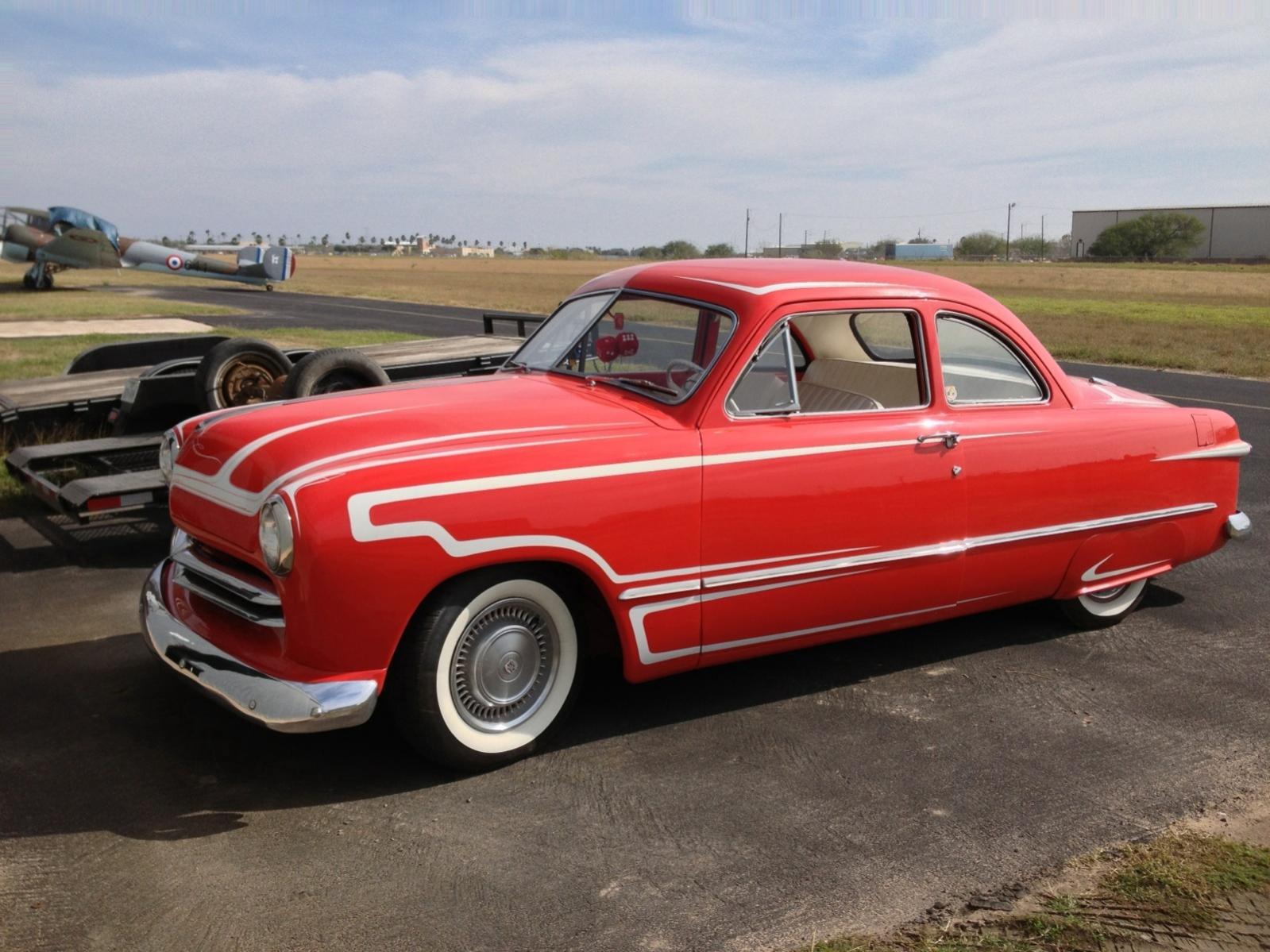 1949, Ford, Custom, Shoebox, Retro, Lowrider Wallpaper