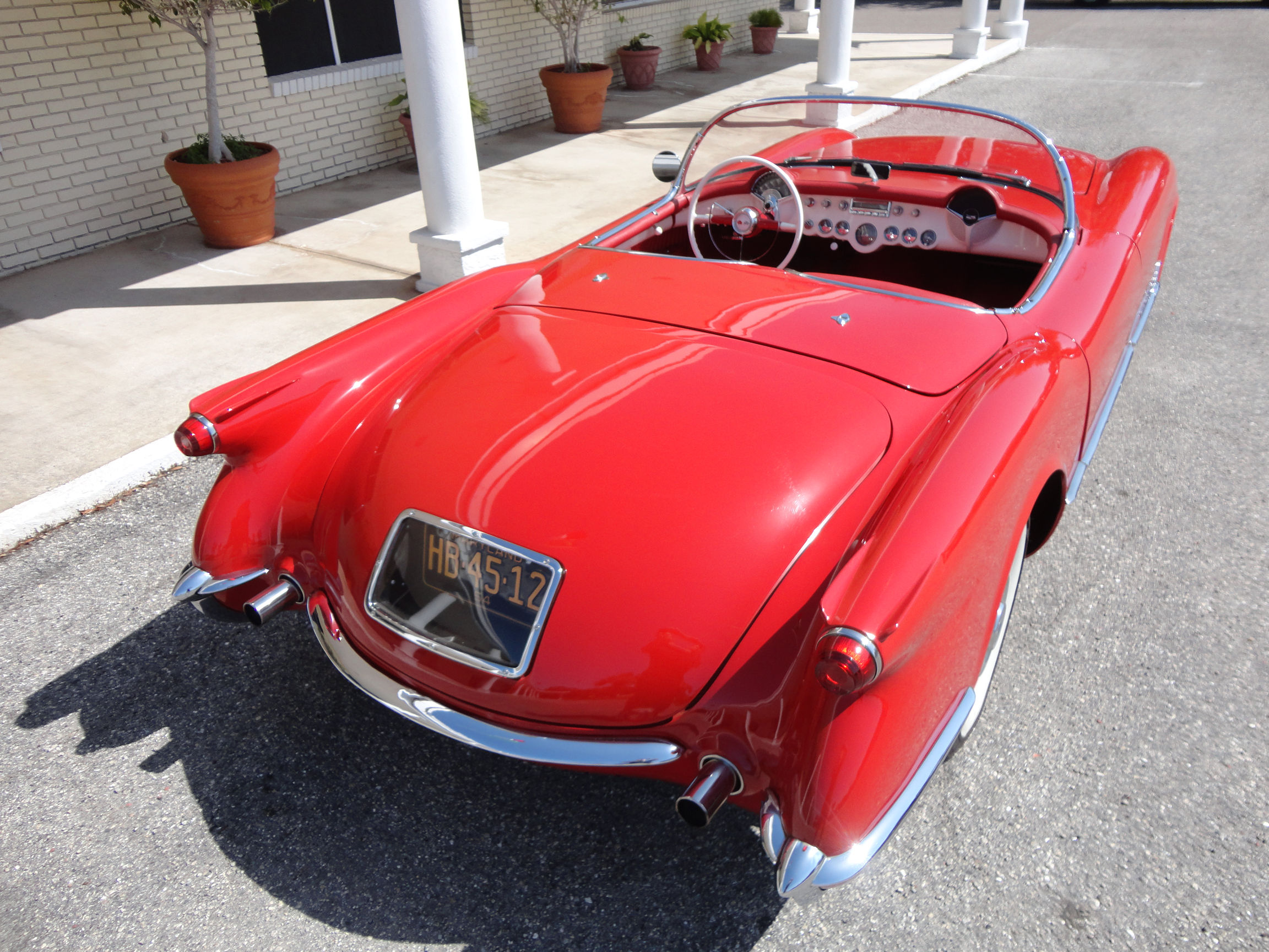 1954, Chevrolet, Corvette, Supercar, Muscle, Retro Wallpaper