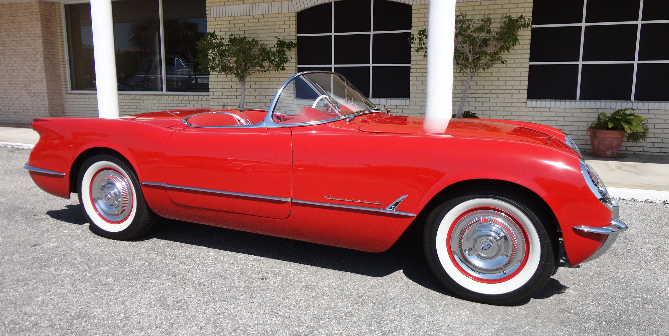 1954, Chevrolet, Corvette, Supercar, Muscle, Retro, Gd Wallpaper