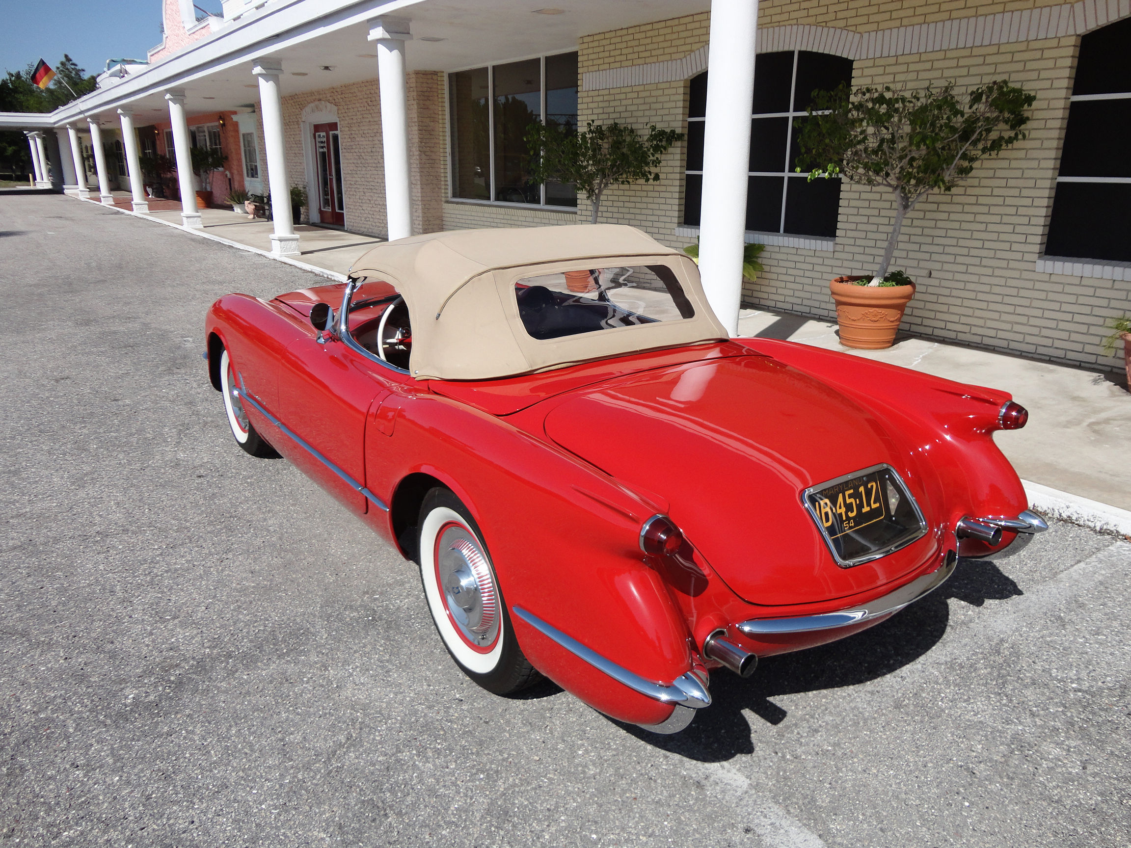 1954, Chevrolet, Corvette, Supercar, Muscle, Retro Wallpaper