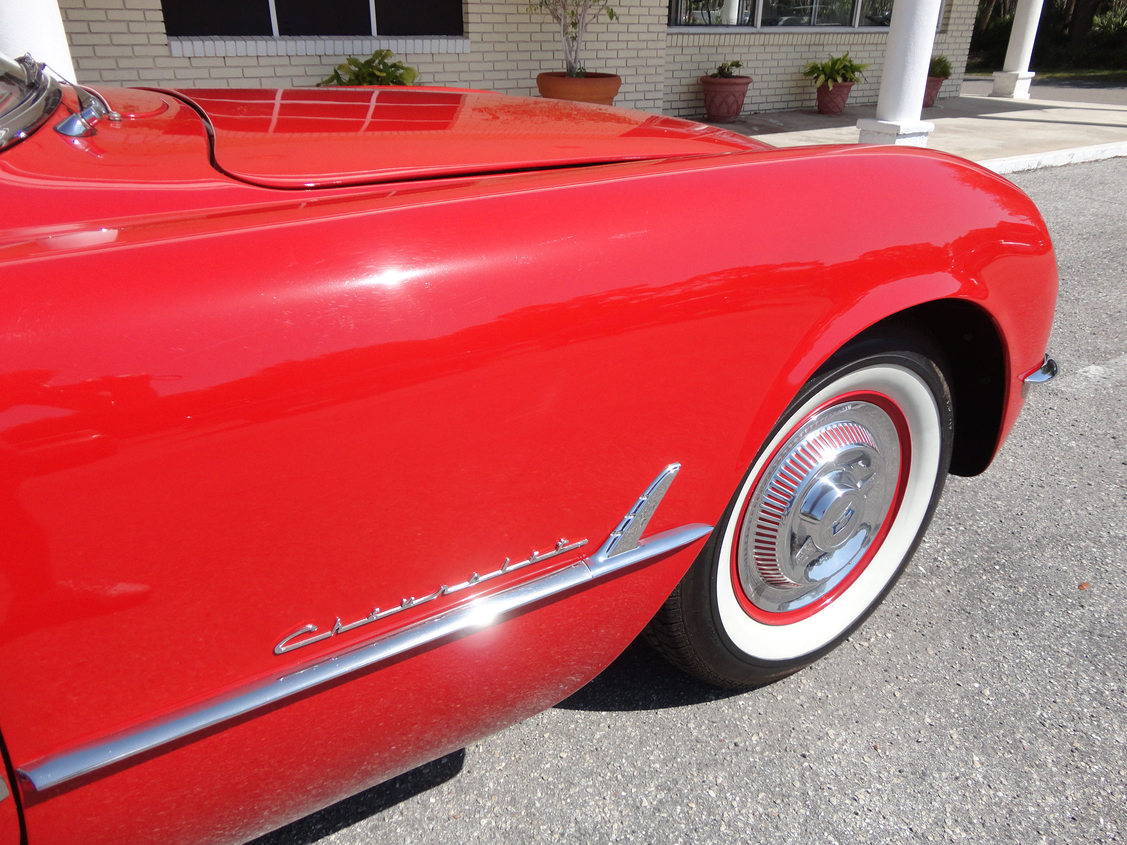 1954, Chevrolet, Corvette, Supercar, Muscle, Retro, Wheel Wallpaper