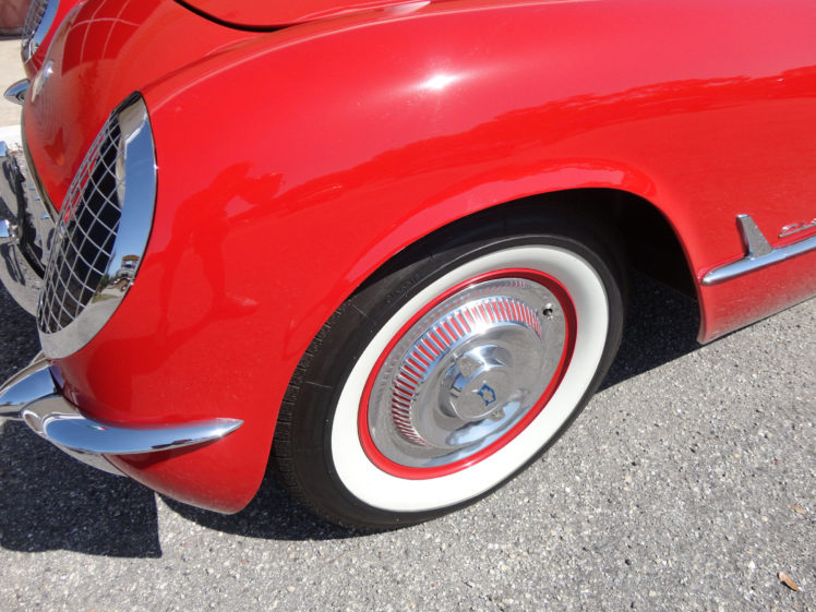 1954, Chevrolet, Corvette, Supercar, Muscle, Retro, Wheel HD Wallpaper Desktop Background