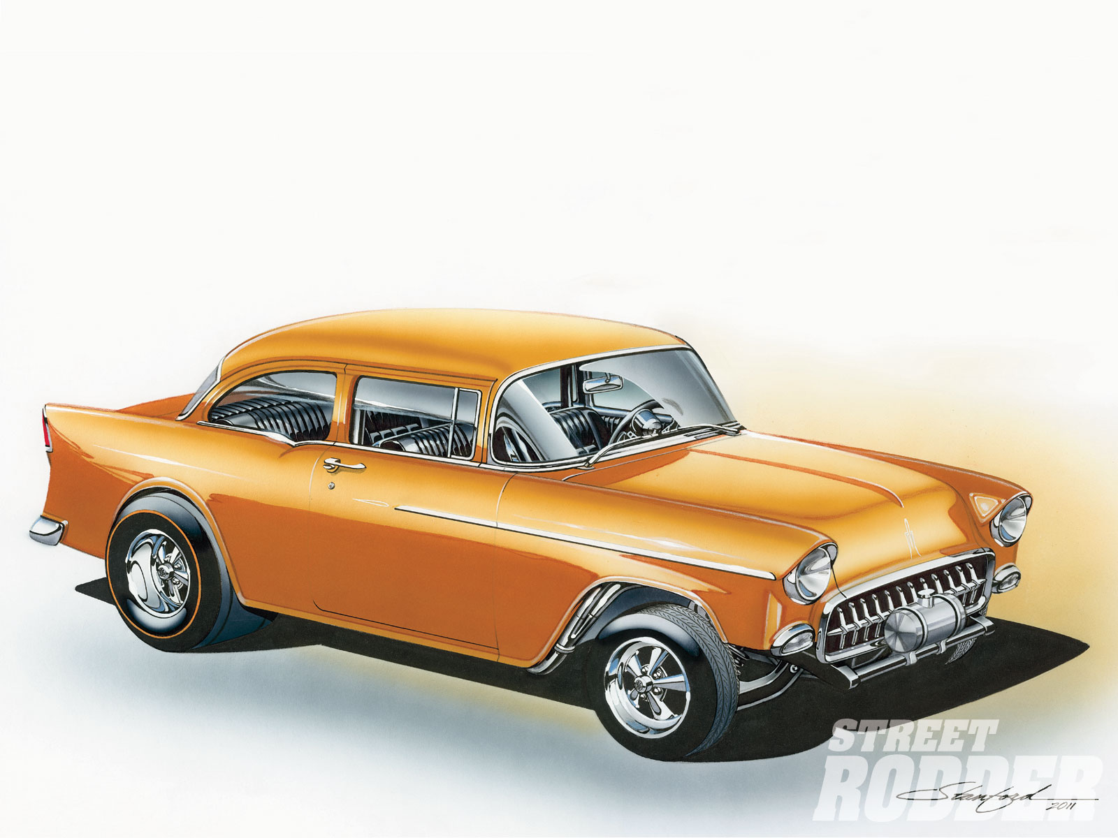 1955, Chevrolet, Hot, Rod, Rods, Retro, Drag, Racing, Race, Gasser Wallpaper