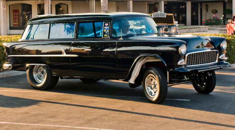 1955, Chevrolet, Hot, Rod, Rods, Retro, Drag, Racing, Race, Gasser, Stationwagon HD Wallpaper Desktop Background