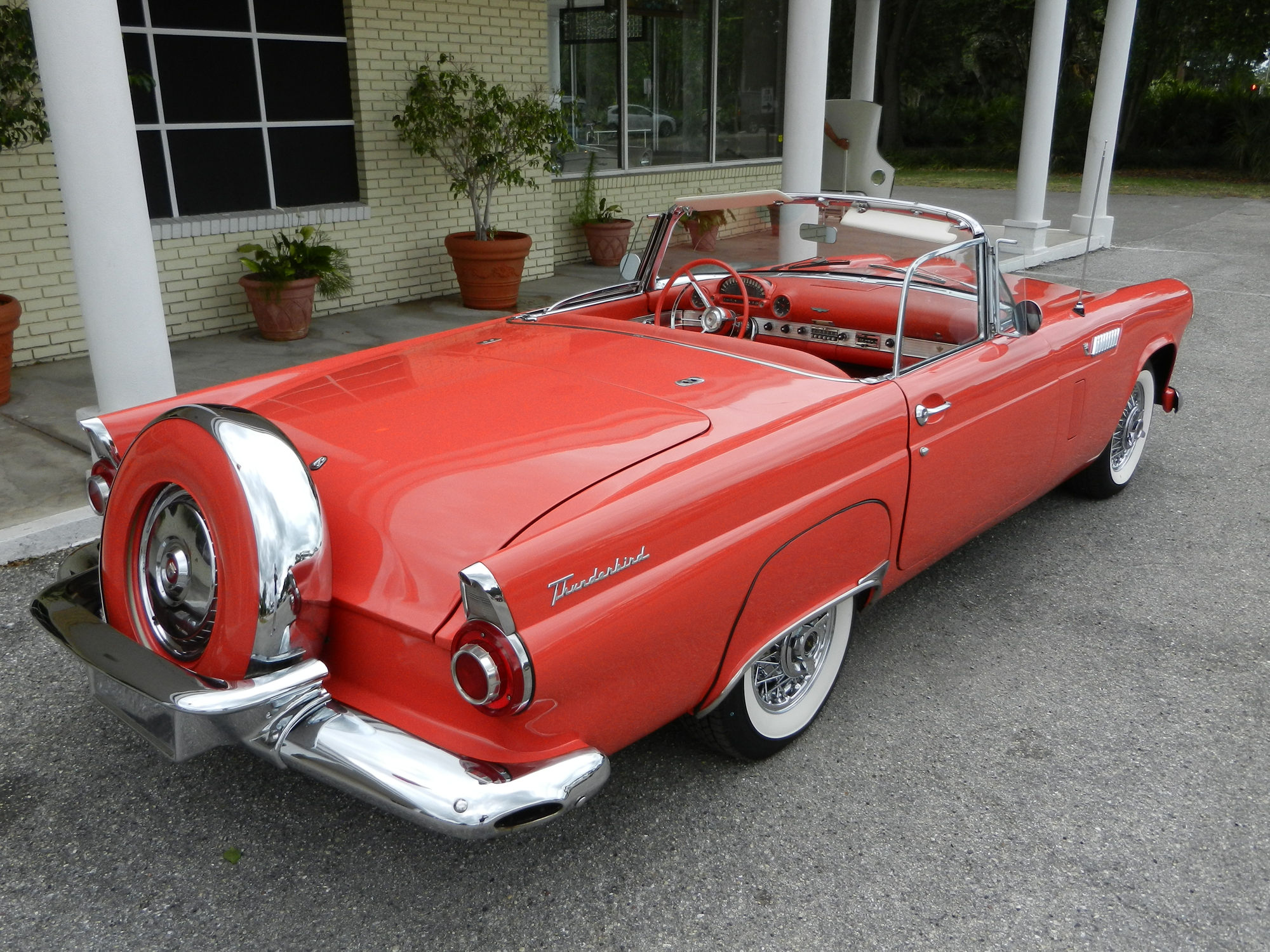 1956, Ford, Thunderbird, Retro Wallpaper