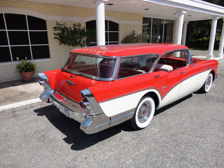 1957, Buick, Caballero, Estate, Stationwagon, Retro HD Wallpaper Desktop Background