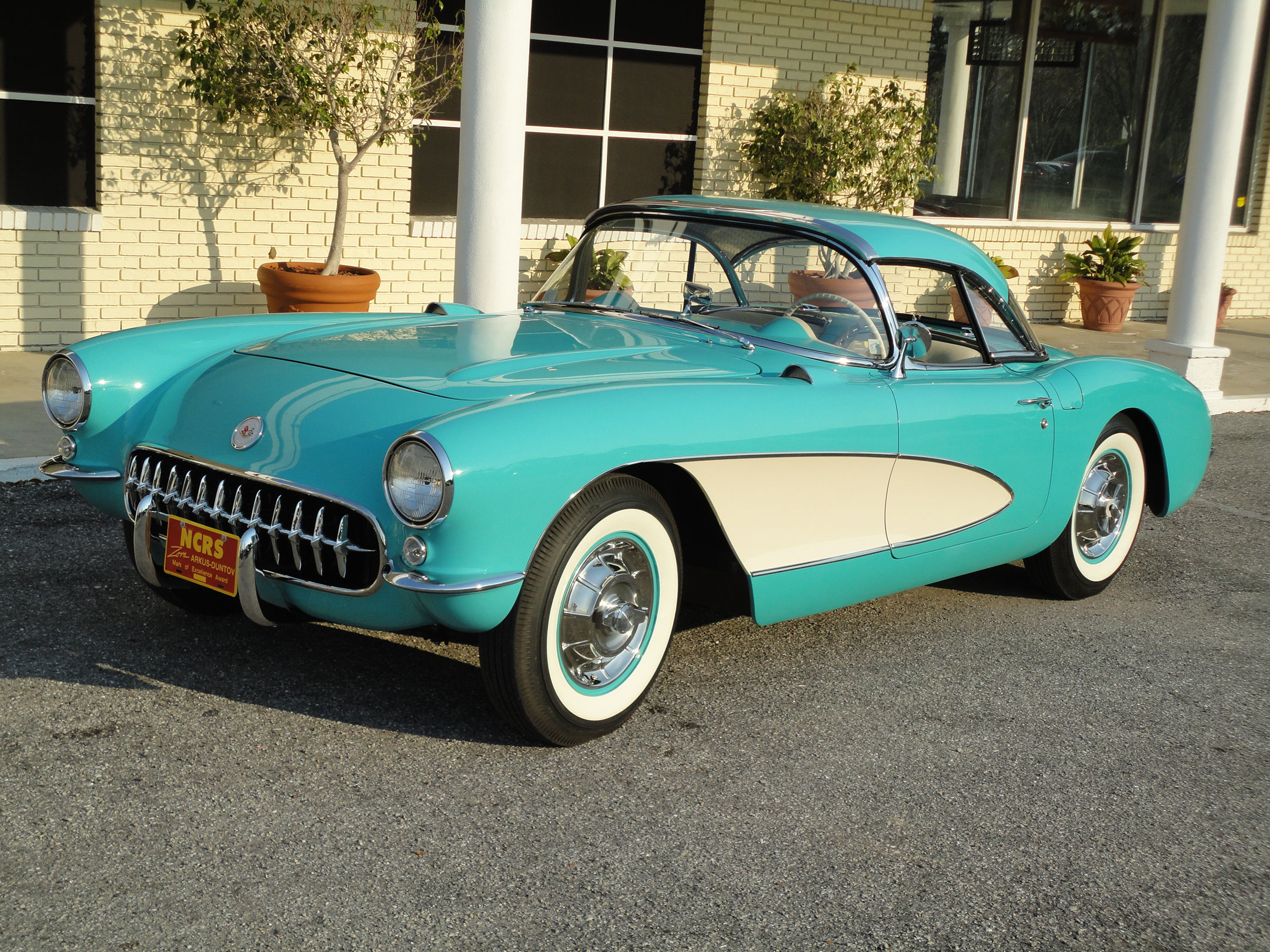 1957, Chevrolet, Corvette, Convertible, Muscle, Supercar, Retro Wallpaper