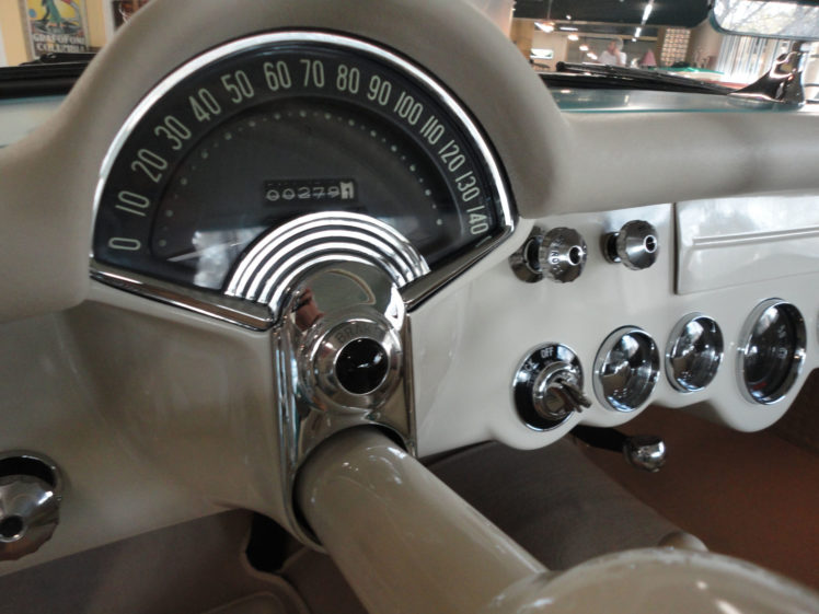 1957, Chevrolet, Corvette, Convertible, Muscle, Supercar, Retro, Interior HD Wallpaper Desktop Background