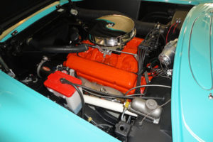 1957, Chevrolet, Corvette, Convertible, Muscle, Supercar, Retro, Engine