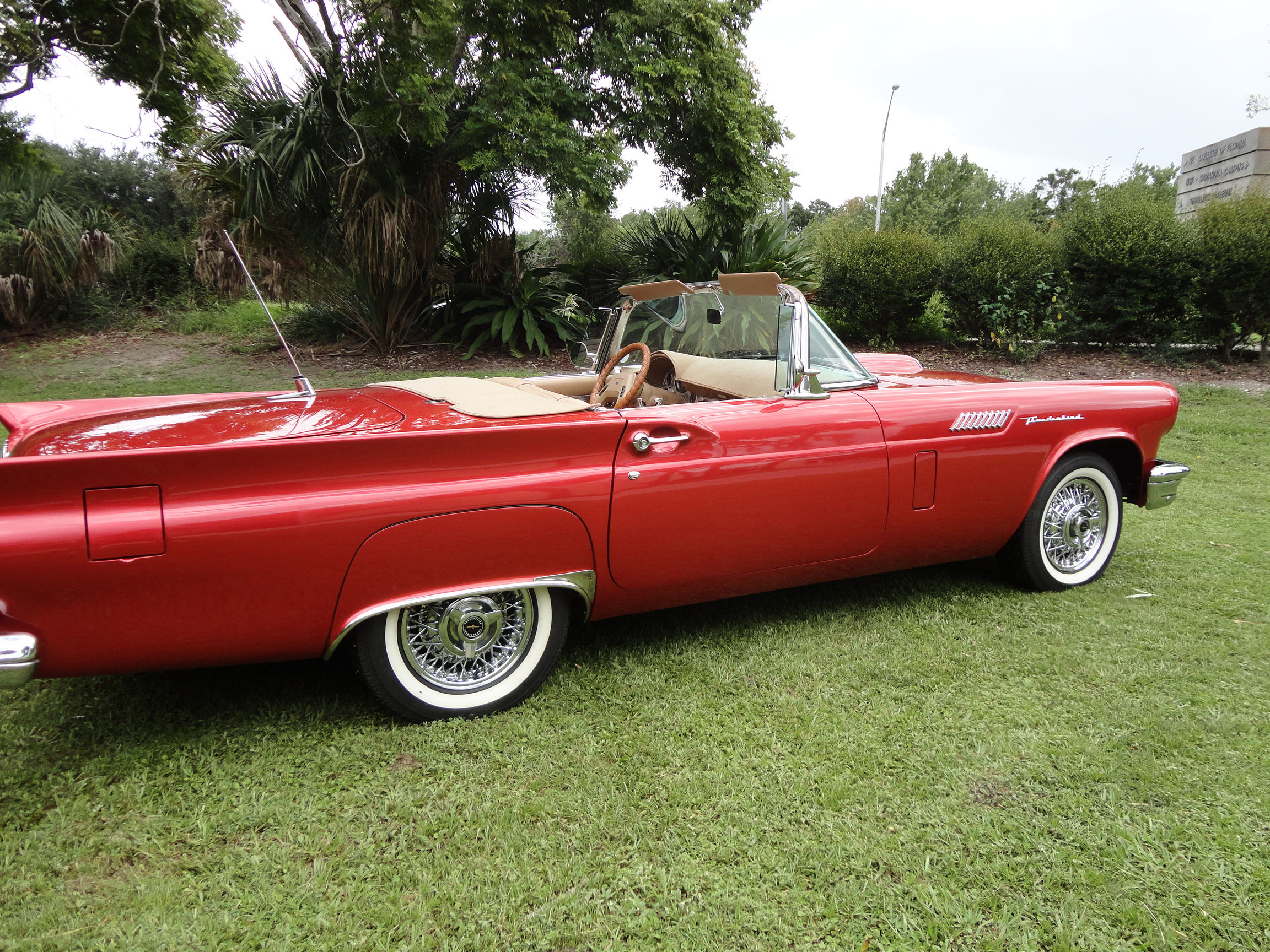 1957, Ford, Thunderbird, Retro, Custom, Fs Wallpaper