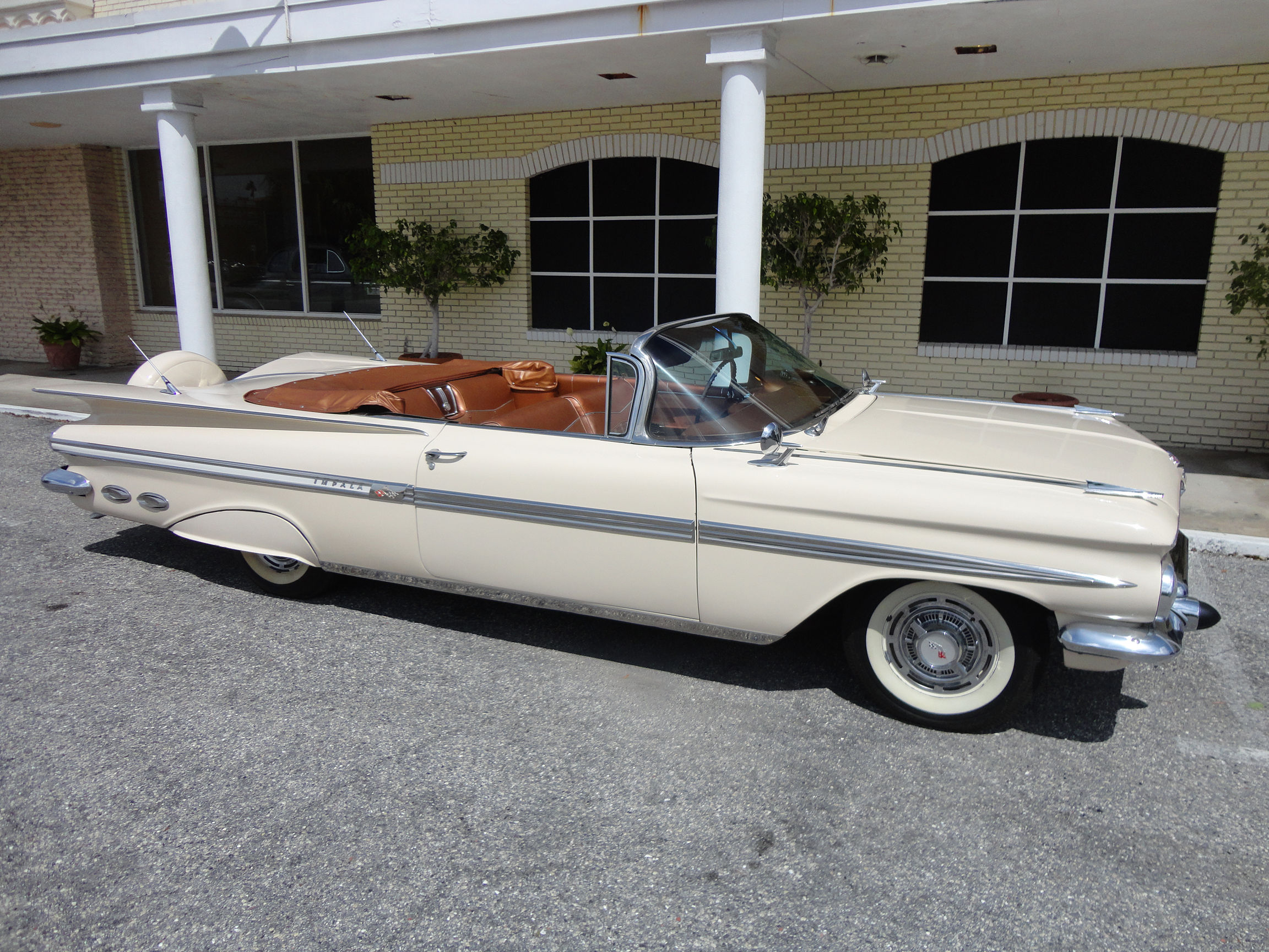 1959, Chevrolet, Impala, Convertible, Luxury, Retro, Gd Wallpaper