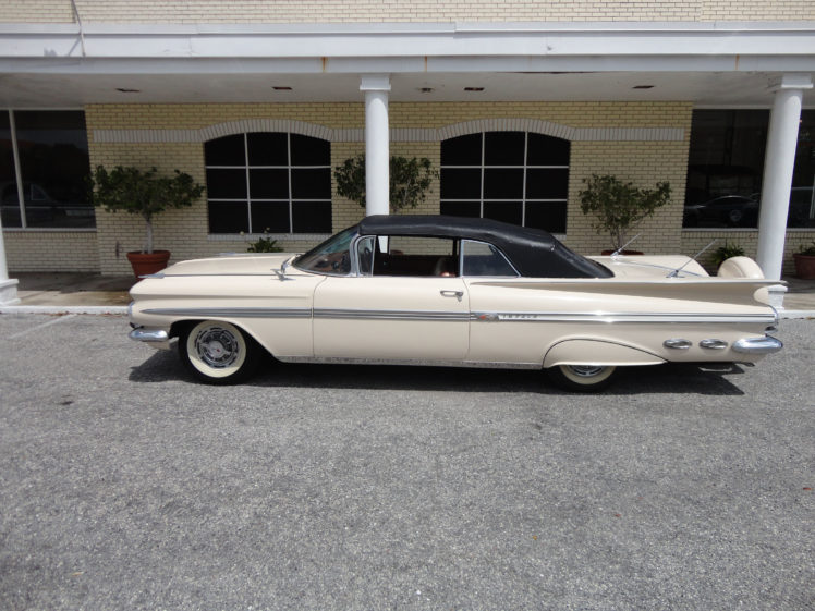 1959, Chevrolet, Impala, Convertible, Luxury, Retro, Gs HD Wallpaper Desktop Background