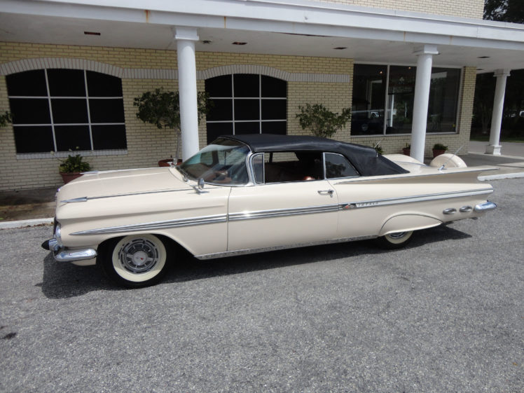 1959, Chevrolet, Impala, Convertible, Luxury, Retro, Gd HD Wallpaper Desktop Background