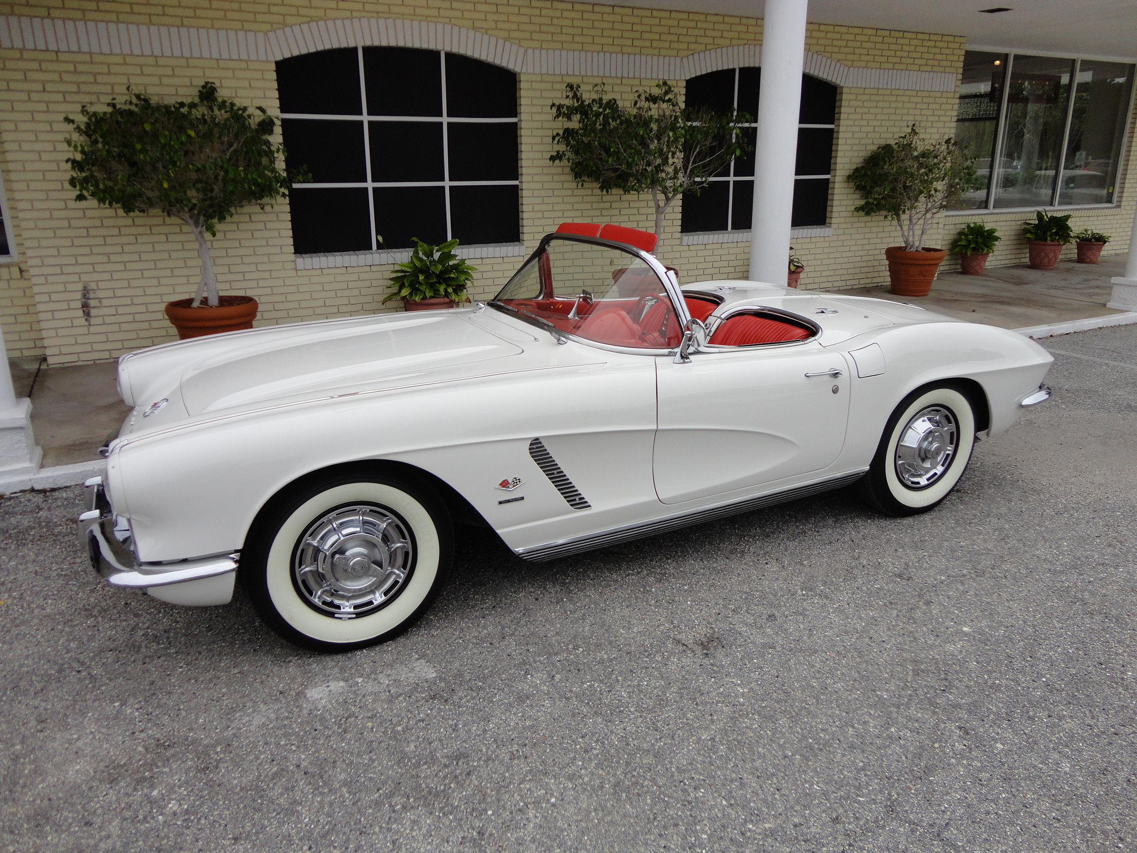 1962, Chevrolet, Corvette, Convertible, Supercar, Classic, Muscle Wallpaper