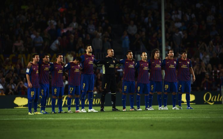 soccer, Lionel, Messi, Fc, Barcelona, Carles, Puyol, Gerard, Piqua HD Wallpaper Desktop Background