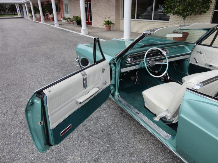 1965, Chevrolet, Impala, V 8, Convertible, Muscle, Classic, Interior HD Wallpaper Desktop Background