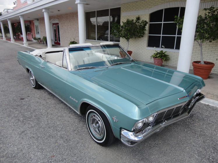 1965, Chevrolet, Impala, V 8, Convertible, Muscle, Classic HD Wallpaper Desktop Background