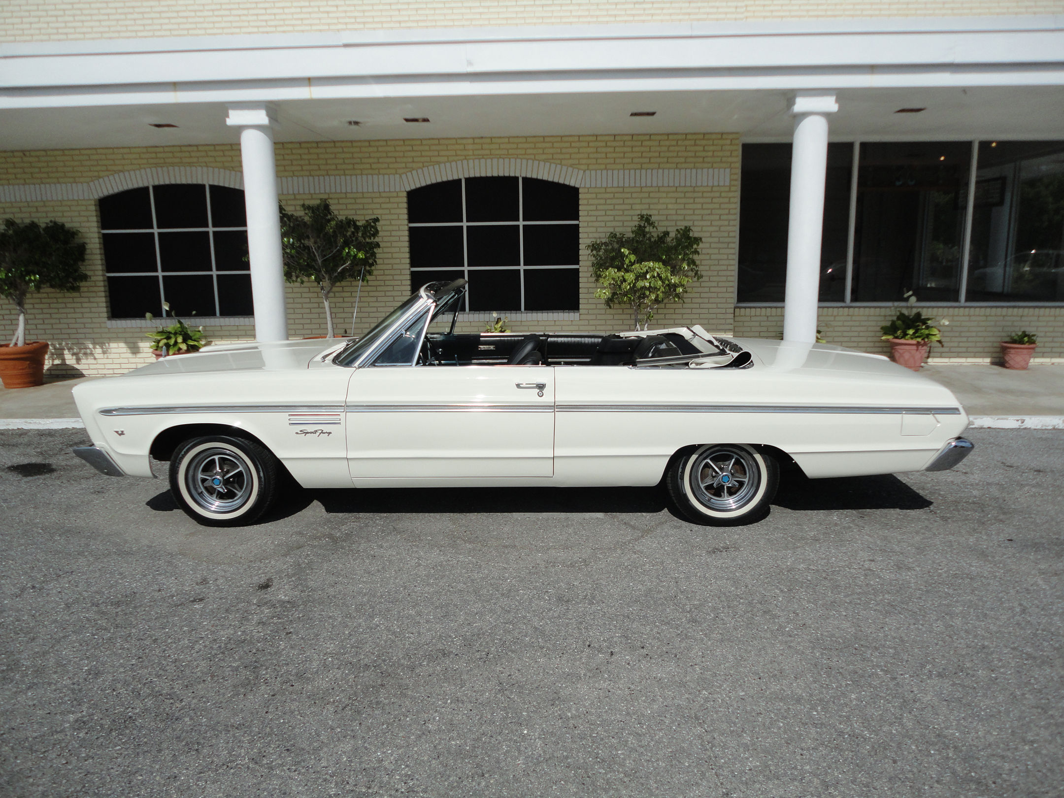 1965, Plymouth, Sport, Fury, Convertible, Muscle, Classic Wallpaper