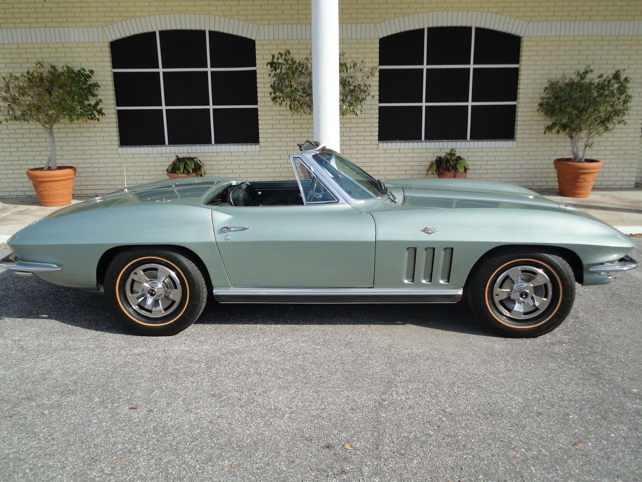 1966, Chevrolet, Corvette, Stingray, Convertible, Supercar, Muscle, Classic Wallpaper