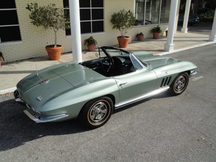1966, Chevrolet, Corvette, Stingray, Convertible, Supercar, Muscle, Classic, Jr HD Wallpaper Desktop Background