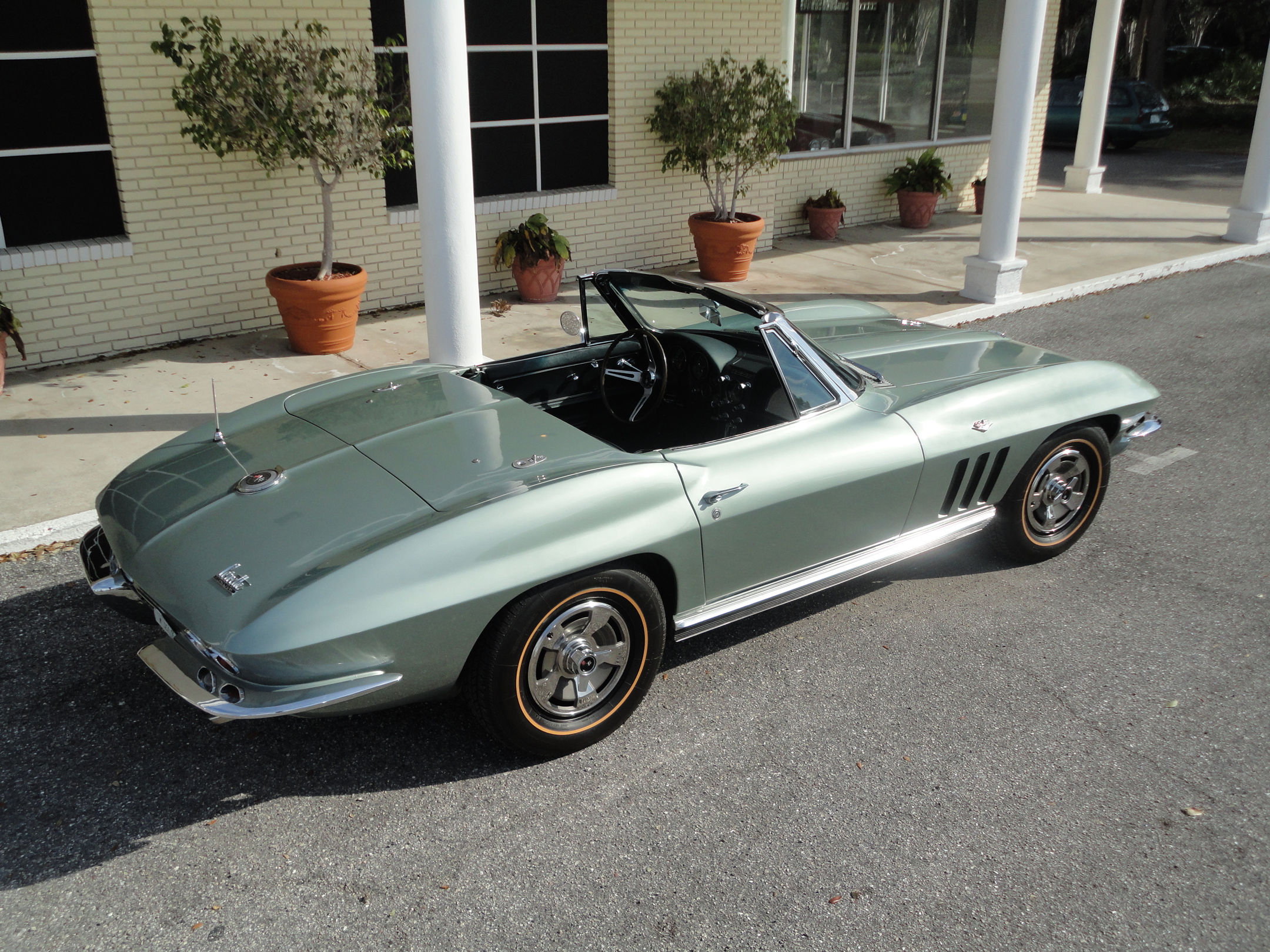 1966, Chevrolet, Corvette, Stingray, Convertible, Supercar, Muscle, Classic, Jr Wallpaper