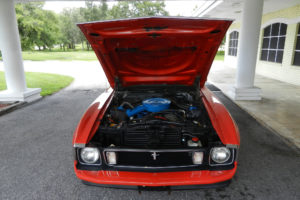 1973, Ford, Mustang, Mach 1, Sportsroof, Hot, Rod, Rods, Muscle, Classic, Engine