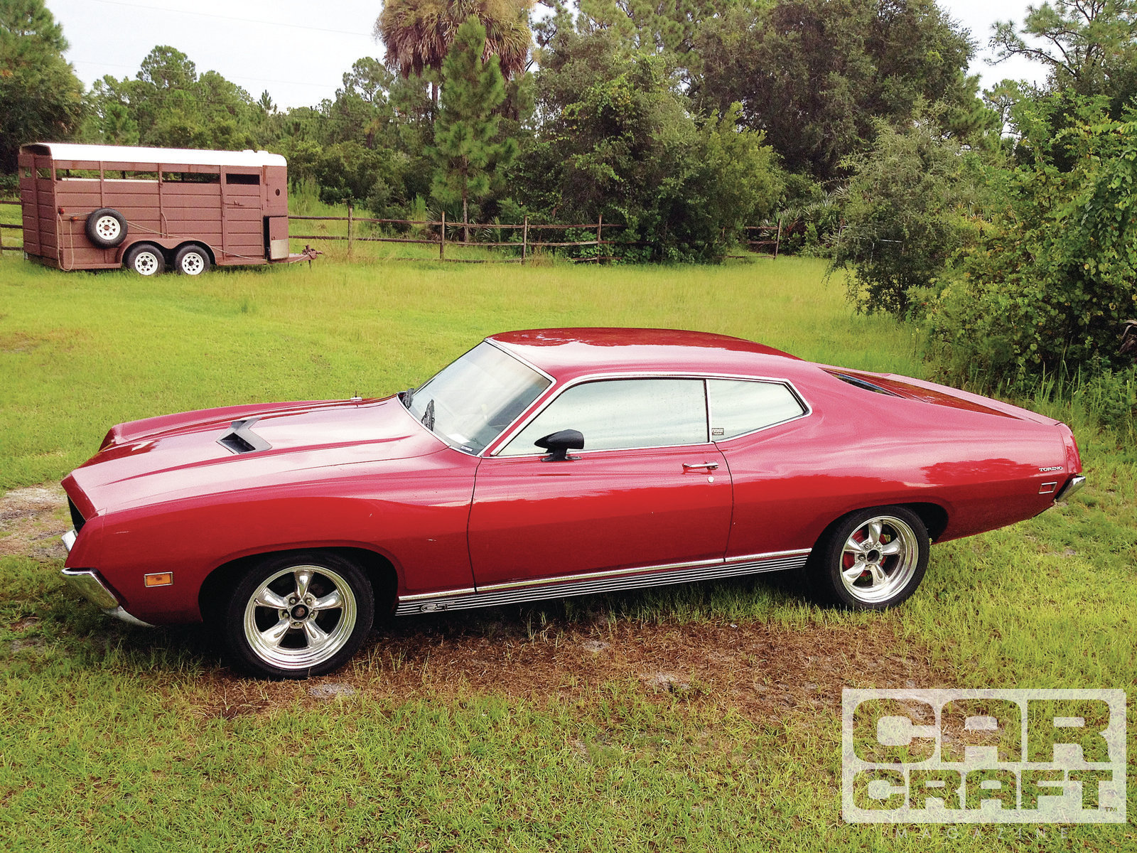 hot, Rod, Rods, Classic, Muscle, 1971, Ford, Torino Wallpaper