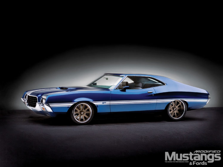 hot, Rod, Rods, Classic, Muscle, 1972, Ford, Torino HD Wallpaper Desktop Background