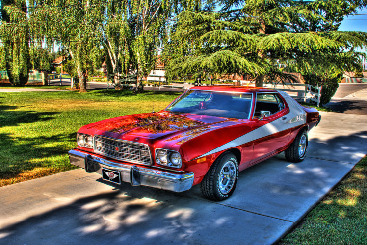 hot, Rod, Rods, Classic, Muscle, 1973, Ford, Torino HD Wallpaper Desktop Background