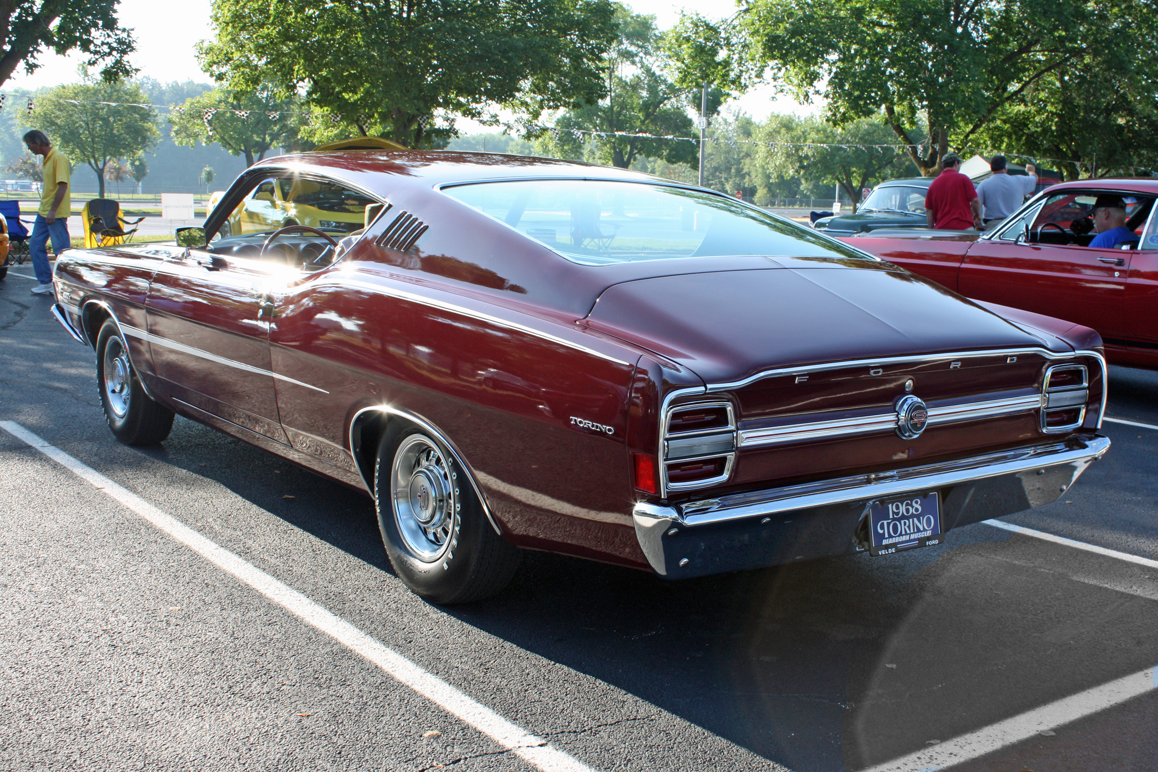 hot, Rod, Rods, Classic, Muscle, Ford, Torino Wallpaper