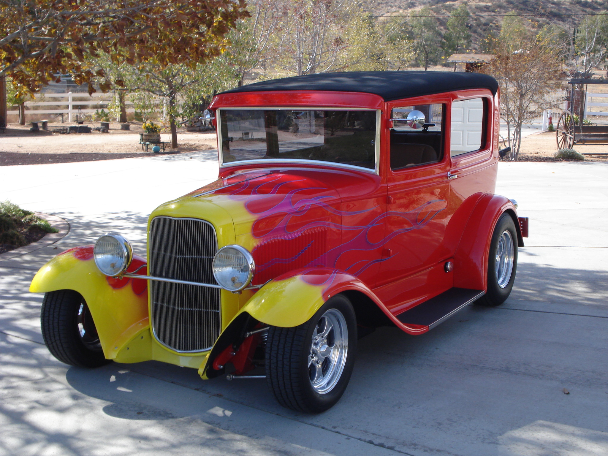 hot, Rod, Rods, Retro, 1930, Ford Wallpaper