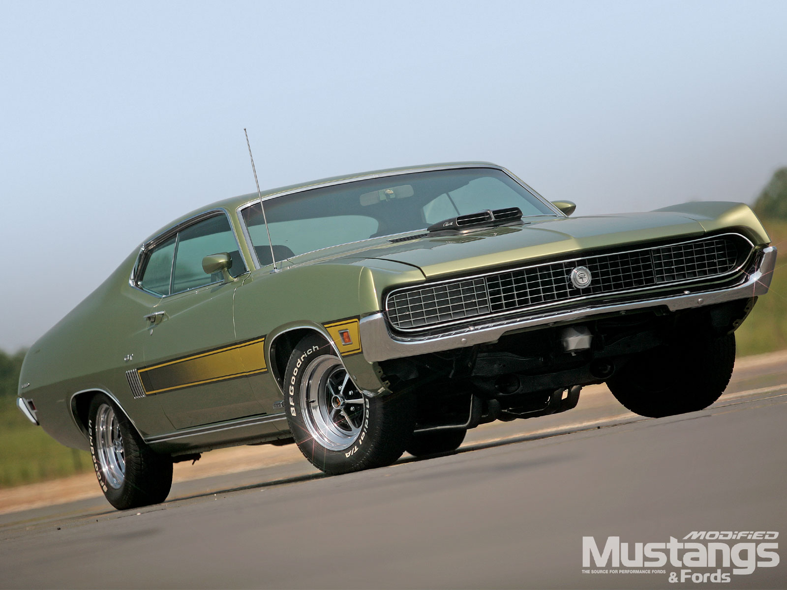 muscle, Classic, 1970, Ford, Torino Wallpaper