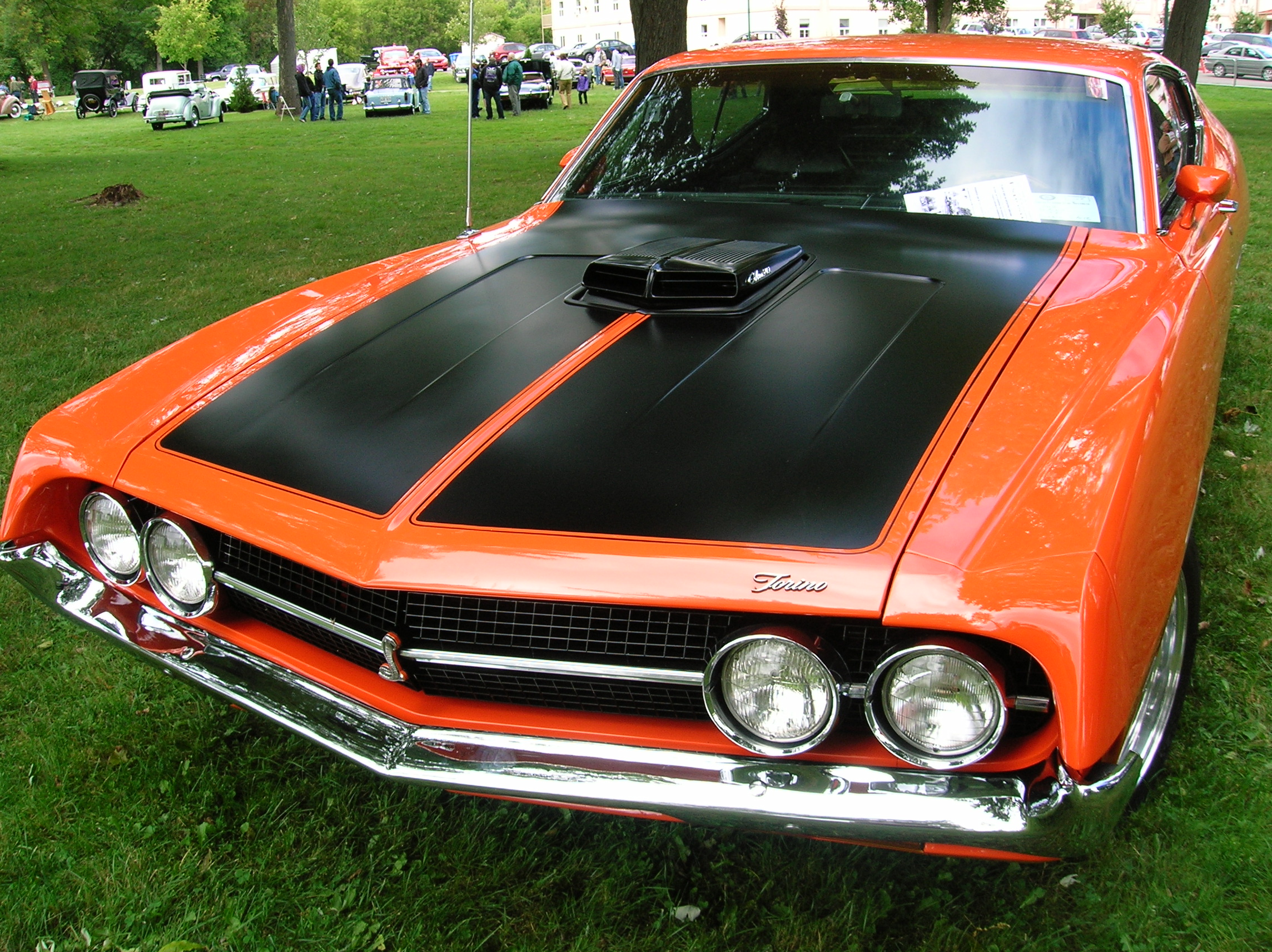 muscle, Classic, Ford, Torino Wallpaper