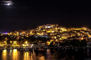 croatia, Houses, Dubrovnik, Night, Cities
