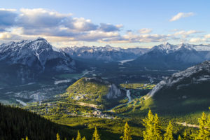 mountains, Canada, Scenery, Alberta, Banff, Nature
