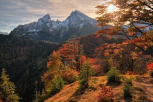 mountains, Autumn, Trees, Landscape