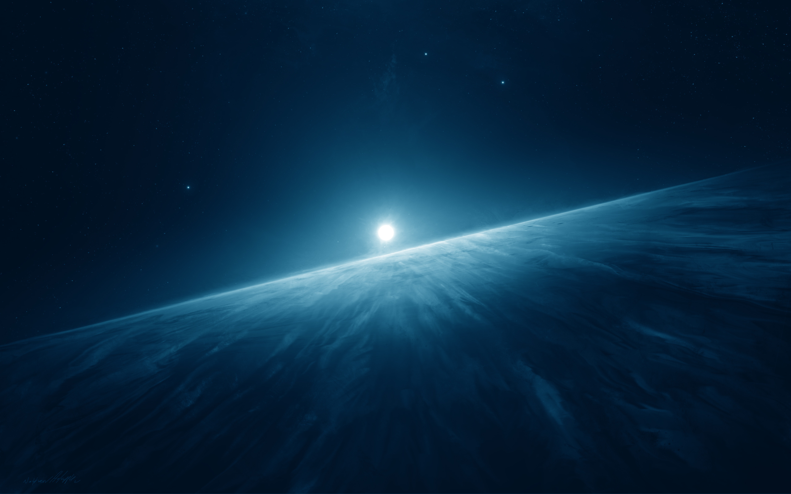 planet, Sci fi, Sun Wallpaper