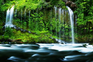 waterfalls, Usa, Mossbrae, California, Nature