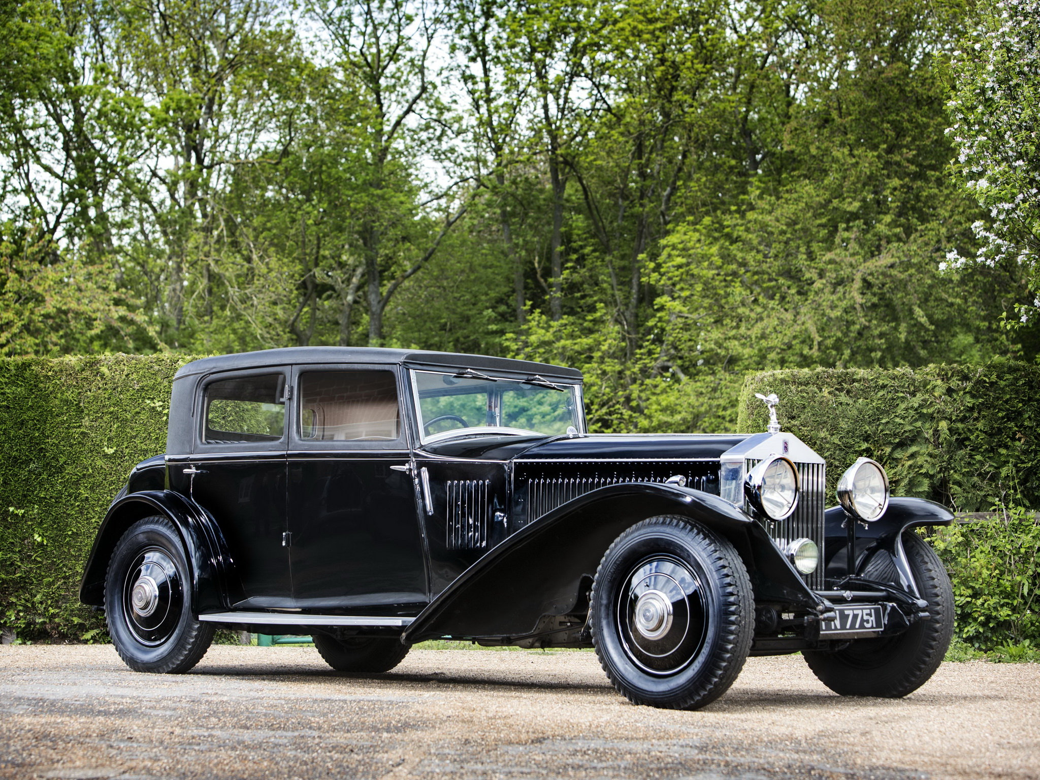 1931, Rolls, Royce, Phantom, Ii, Continental, Touring, Saloon, By, Mulliner, Luxury, Retro, Re Wallpaper