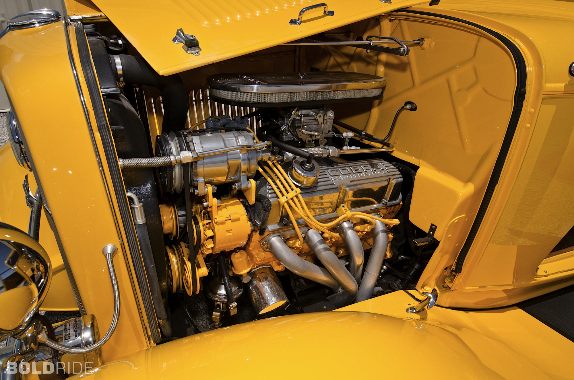 1932, Ford, Three window, Coupe, Hot, Rod, Rods, Retro, Engine Wallpaper