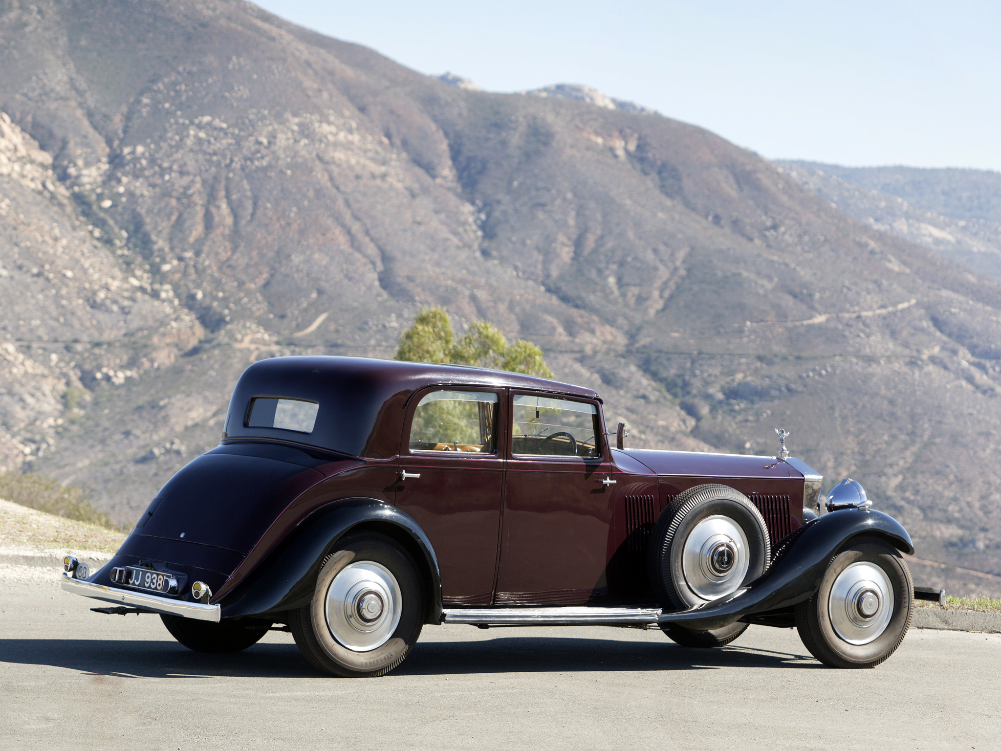 1933, Rolls, Royce, Phantom, Ii, Continental, Touring, Saloon, By, Barker, Luxury, Retro Wallpaper