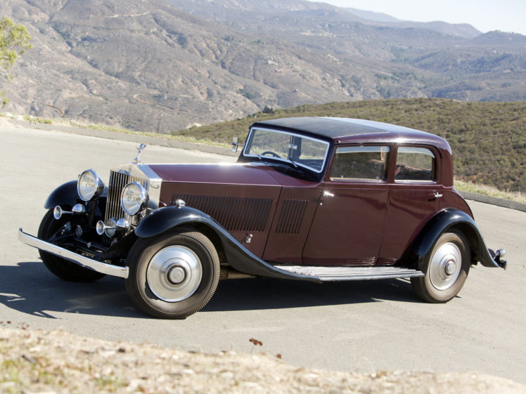1933, Rolls, Royce, Phantom, Ii, Continental, Touring, Saloon, By, Barker, Luxury, Retro HD Wallpaper Desktop Background