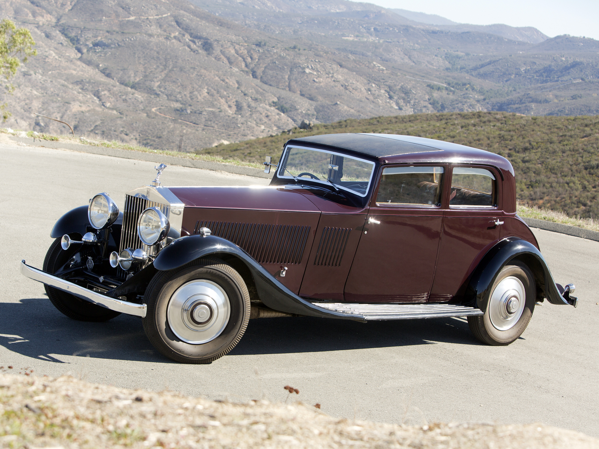 1933, Rolls, Royce, Phantom, Ii, Continental, Touring, Saloon, By, Barker, Luxury, Retro Wallpaper