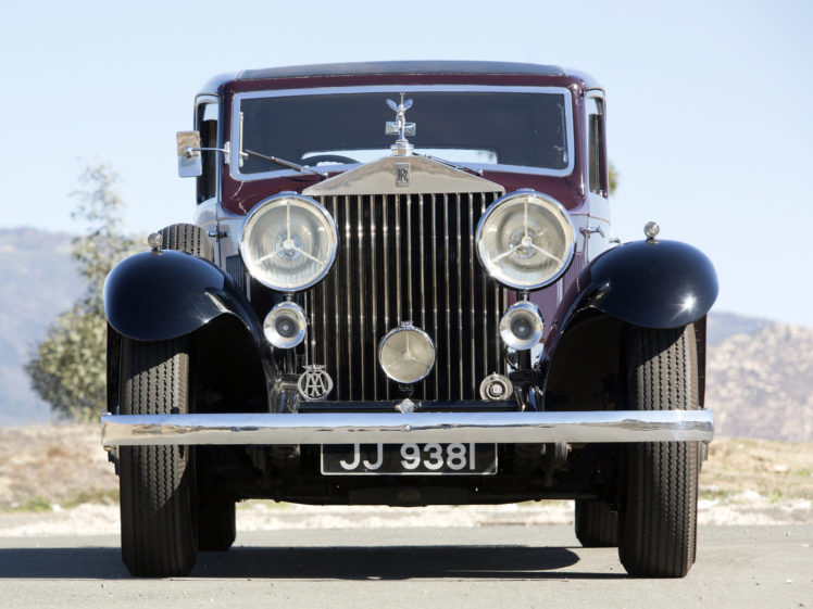 1933, Rolls, Royce, Phantom, Ii, Continental, Touring, Saloon, By, Barker, Luxury, Retro HD Wallpaper Desktop Background