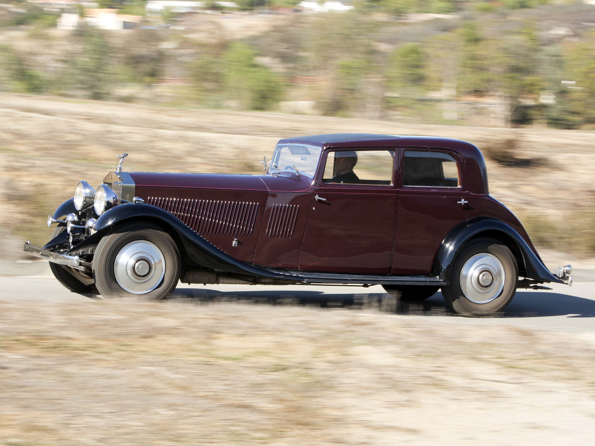1933, Rolls, Royce, Phantom, Ii, Continental, Touring, Saloon, By, Barker, Luxury, Retro, Fd Wallpaper